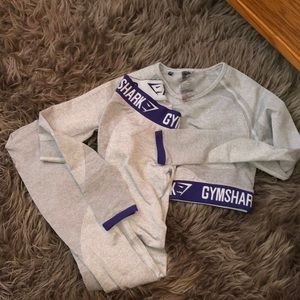 Gymshark Flex Set in Grey Marl